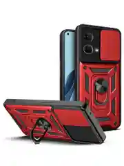Красный чехол противоударный armors для Oppo Reno 7 4G / Рено 7 4G с защитой камеры