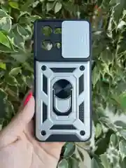 Красный чехол противоударный armors для Oppo Reno 7 4G / Рено 7 4G с защитой камеры