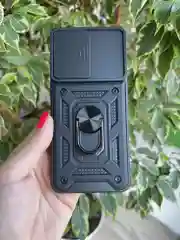 Черный чехол противоударный armors для Oppo Reno 7 4G / Рено 7 4G с защитой камеры