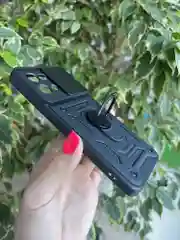 Черный чехол противоударный armors для Oppo Reno 7 4G / Рено 7 4G с защитой камеры
