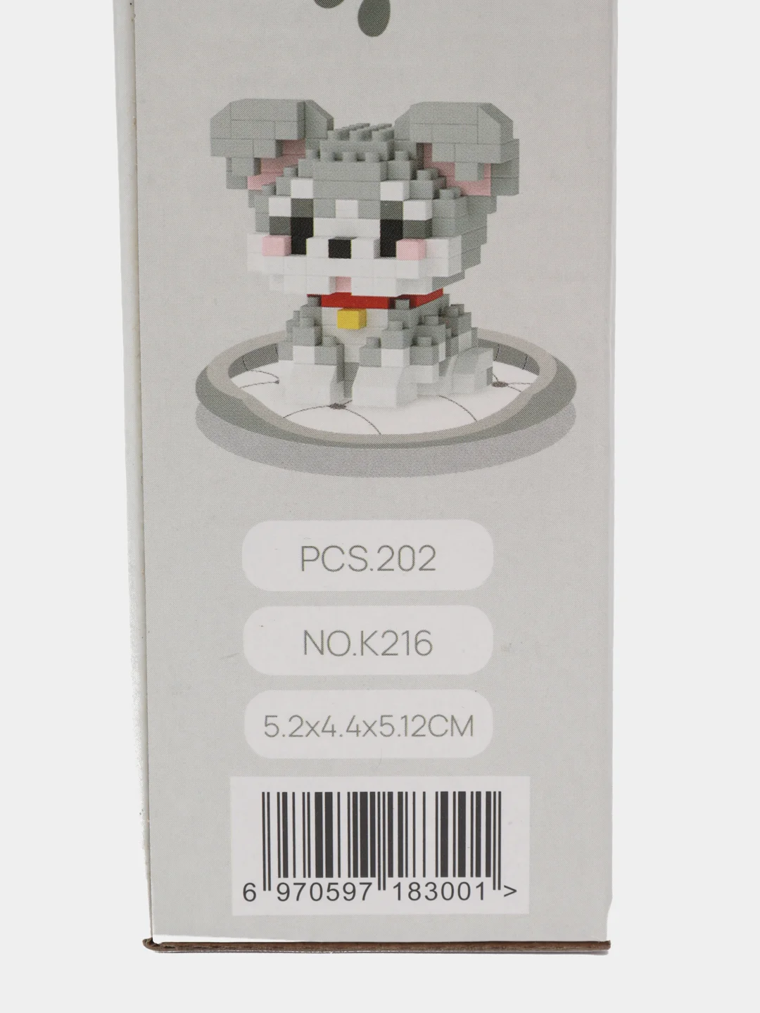 Коричневый детский 3D конструктор, игрушка развивающая