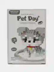 Коричневый детский 3D конструктор, игрушка развивающая