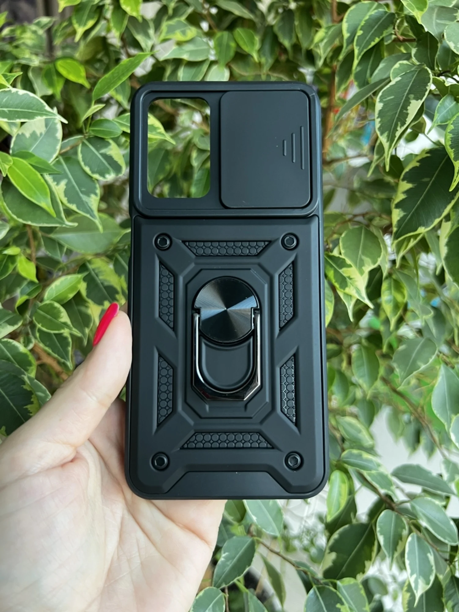 Черный чехол противоударный armors для Oppo A57S / Оппо А57S с защитой камеры