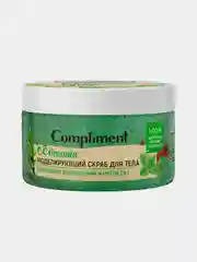 Скраб для тела Compliment Ecomania, моделирующий, c водорослями и мятой, 2в1, 250 мл