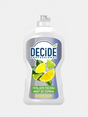 Средство для мытья посуды DECIDE Professional "Лимон-лайм", гель, 470 мл