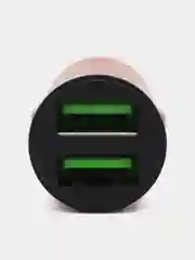 Золотой автомобильное зарядное устройство 2 USB, 2,4А
