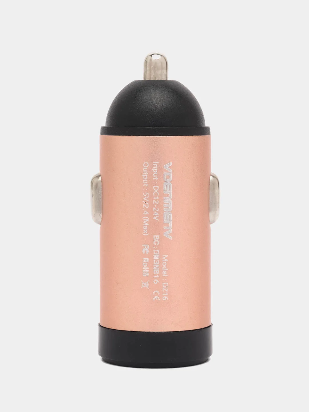 Золотой автомобильное зарядное устройство 2 USB, 2,4А