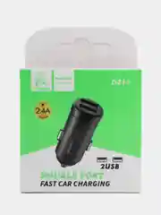 Золотой автомобильное зарядное устройство 2 USB, 2,4А