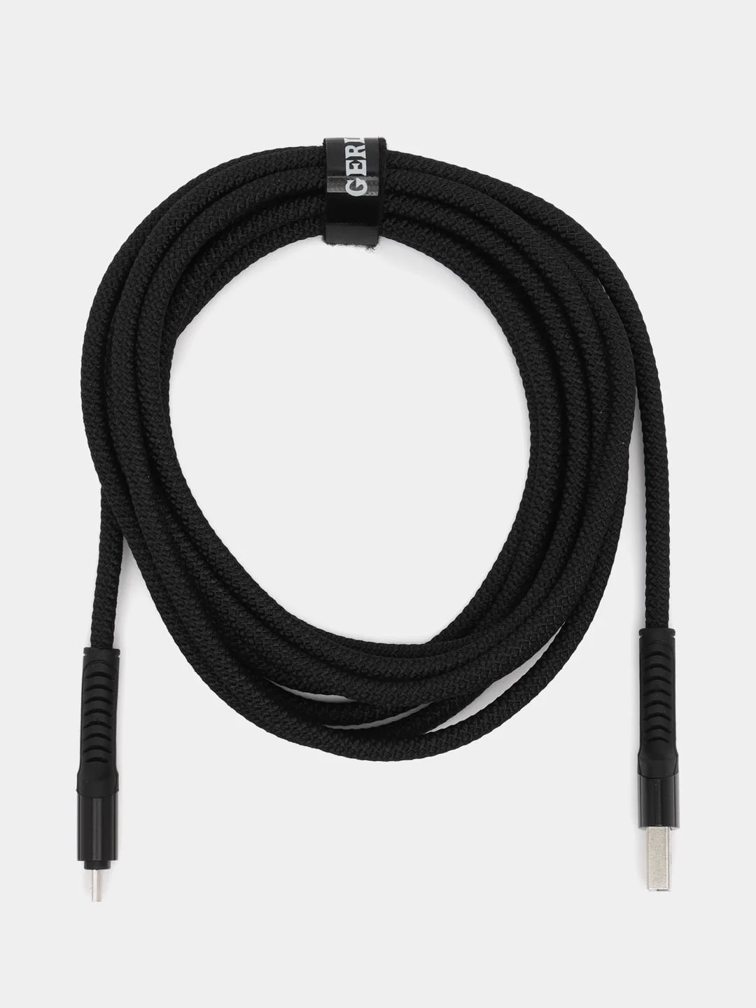 Черный зарядный кабель плетеный, 3 метра, Micro USB, 6А, для Андроид, быстрая зарядка Герлакс