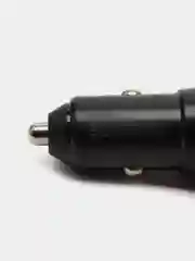 Автомобильное зарядное устройство в прикуриватель c кабелем  USB+USB, быстрая зарядка, 2.4А