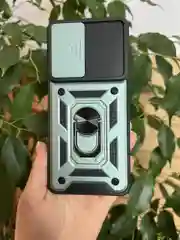 Зеленый чехол противоударный armors для Oppo A58 4G / Оппо А58 4G с защитой камеры