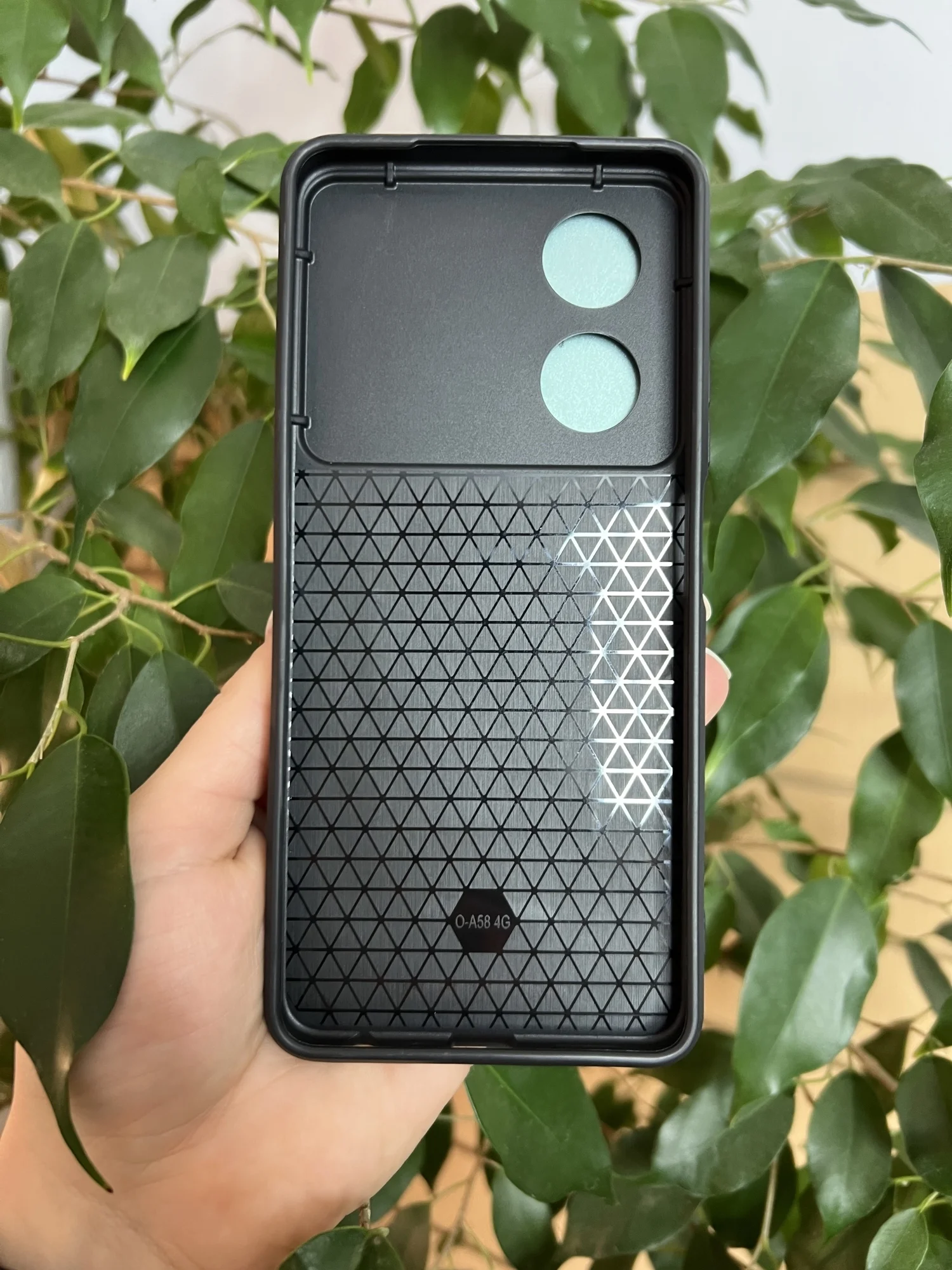 Зеленый чехол противоударный armors для Oppo A58 4G / Оппо А58 4G с защитой камеры