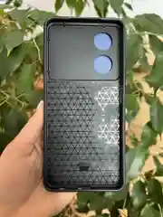 Темно-синий чехол противоударный armors для Oppo A58 4G / Оппо А58 4G с защитой камеры