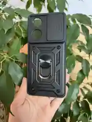 Темно-синий чехол противоударный armors для Oppo A58 4G / Оппо А58 4G с защитой камеры