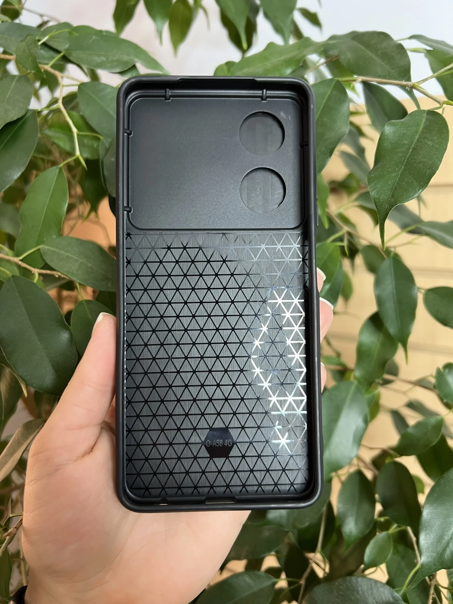 Темно-синий чехол противоударный armors для Oppo A58 4G / Оппо А58 4G с защитой камеры