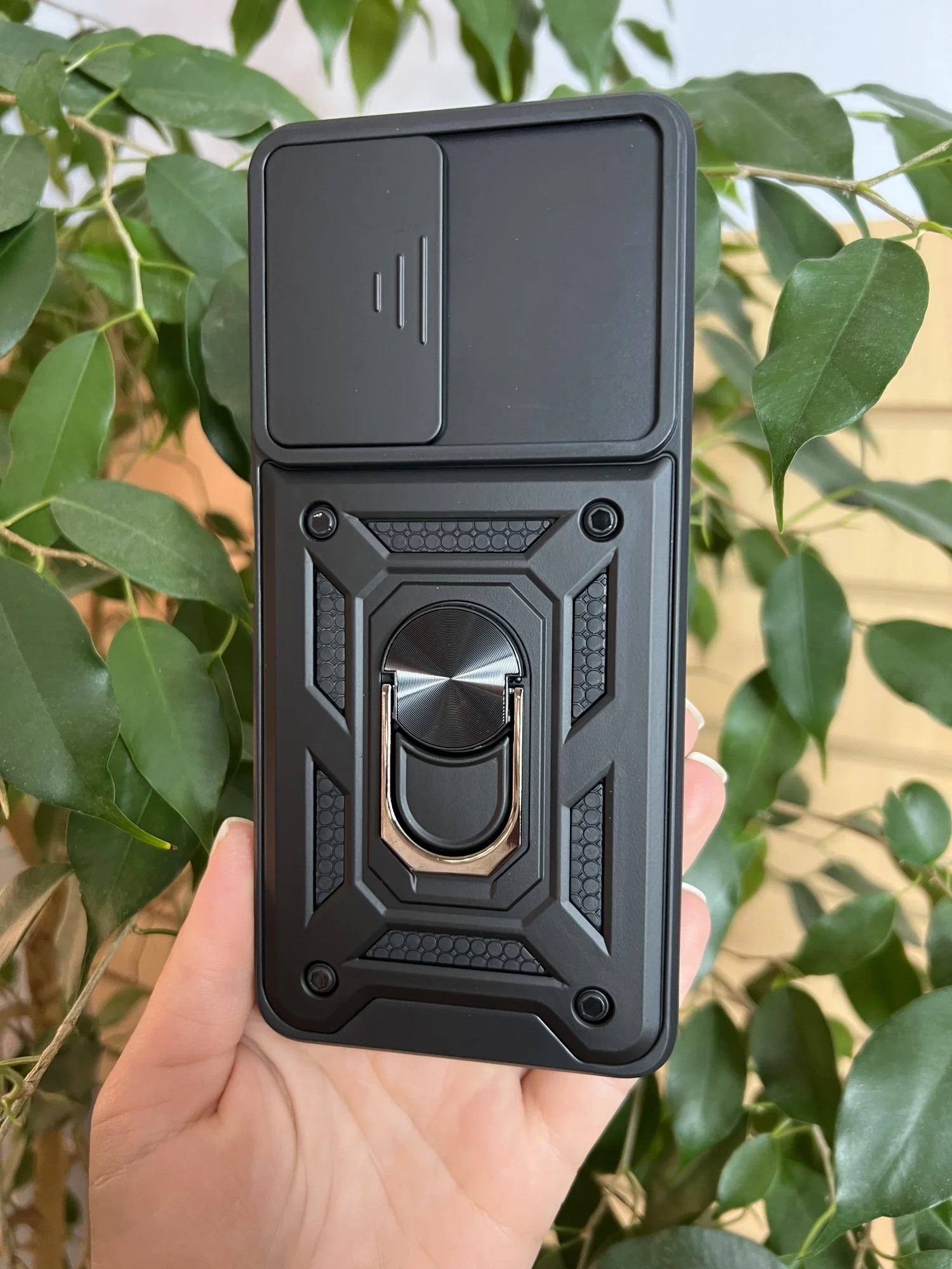 Темно-синий чехол противоударный armors для Oppo A58 4G / Оппо А58 4G с защитой камеры