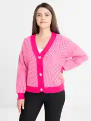 Розовый кардиган женский кашемир