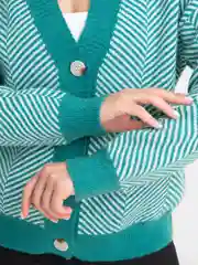 Зеленый кардиган женский кашемир