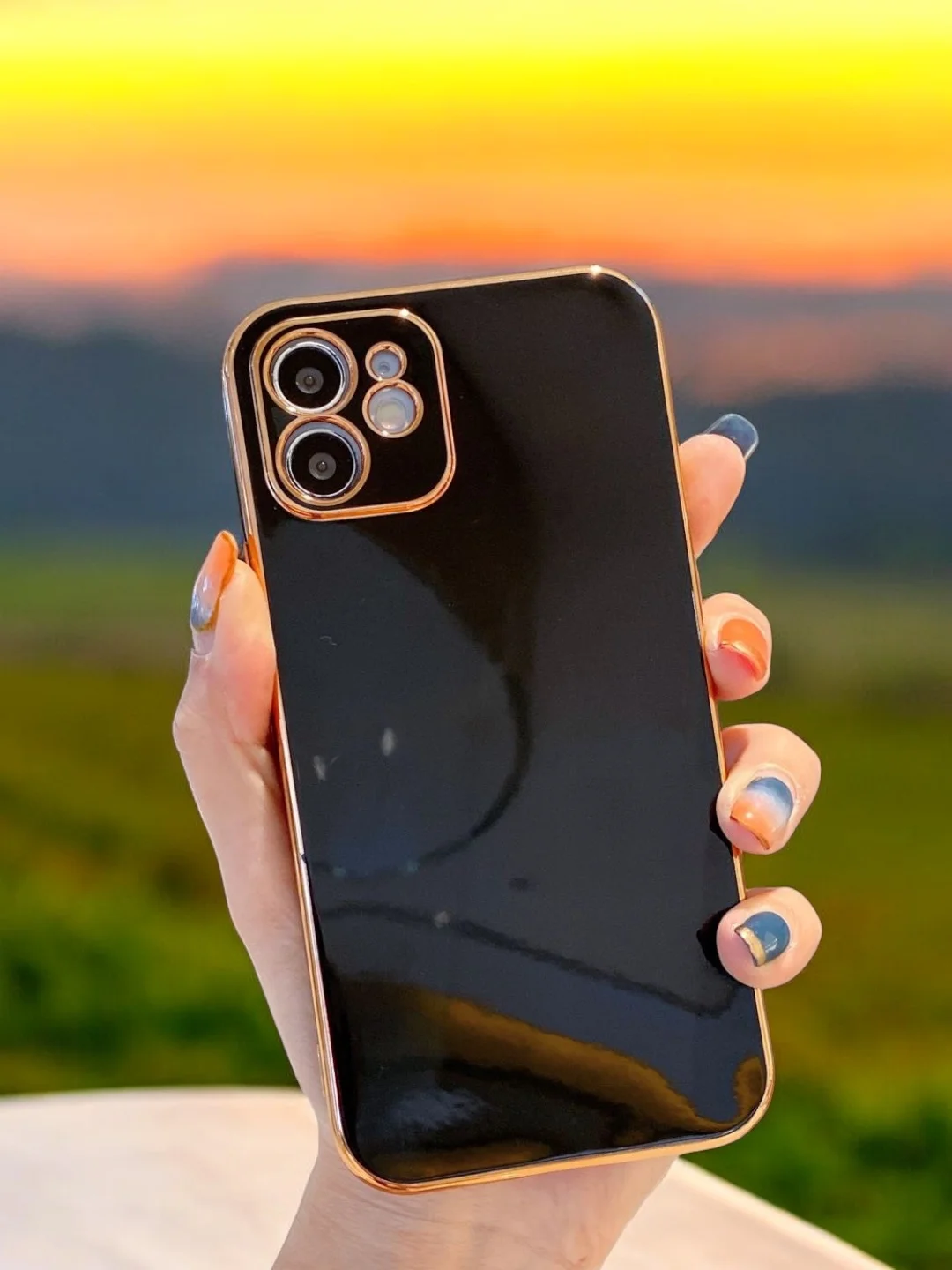 Черный чехол для iPhone 11 12 13 14 15 Pro X XS Max 7 8 XR mini Plus с защитой камеры айфон