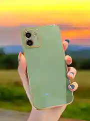 Лайм чехол для iPhone 11 12 13 14 15 Pro X XS Max 7 8 XR mini Plus с защитой камеры айфон