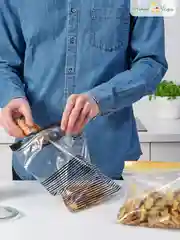 Карамельный многоразовые зип (zip-lock) пакеты ИКЕА ISTAD Набор: 30, 50, 60 шт