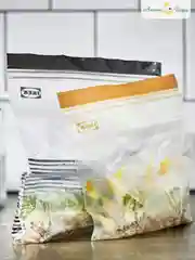 Карамельный многоразовые зип (zip-lock) пакеты ИКЕА ISTAD Набор: 30, 50, 60 шт