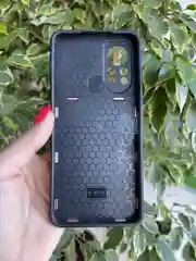 Красный чехол противоударный armors для Infinix Hot 11S NFC/Инфиникс Хот 11S NFC с защитой камеры
