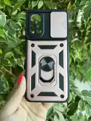 Розовый чехол противоударный armors для Infinix Hot 11S NFC/Инфиникс Хот 11S NFC с защитой камеры