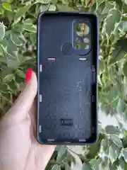 Розовый чехол противоударный armors для Infinix Hot 11S NFC/Инфиникс Хот 11S NFC с защитой камеры