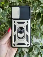 Золотой чехол противоударный armors для Infinix Hot 11S NFC/Инфиникс Хот 11S NFC с защитой камеры