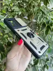 Золотой чехол противоударный armors для Infinix Hot 11S NFC/Инфиникс Хот 11S NFC с защитой камеры