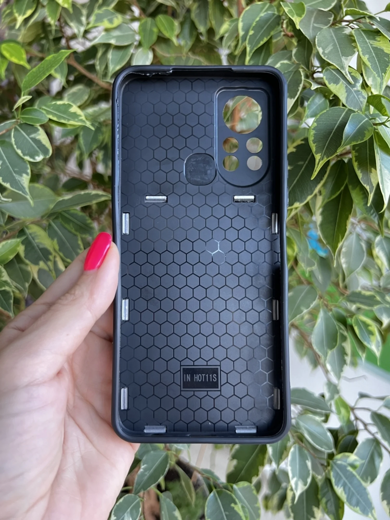 Зеленый чехол противоударный armors для Infinix Hot 11S NFC/Инфиникс Хот 11S NFC с защитой камеры