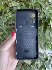 Зеленый чехол противоударный armors для Infinix Hot 11S NFC/Инфиникс Хот 11S NFC с защитой камеры