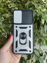 Серебряный чехол противоударный armors для Infinix Hot 11S NFC/Инфиникс Хот 11S NFC с защитой камеры