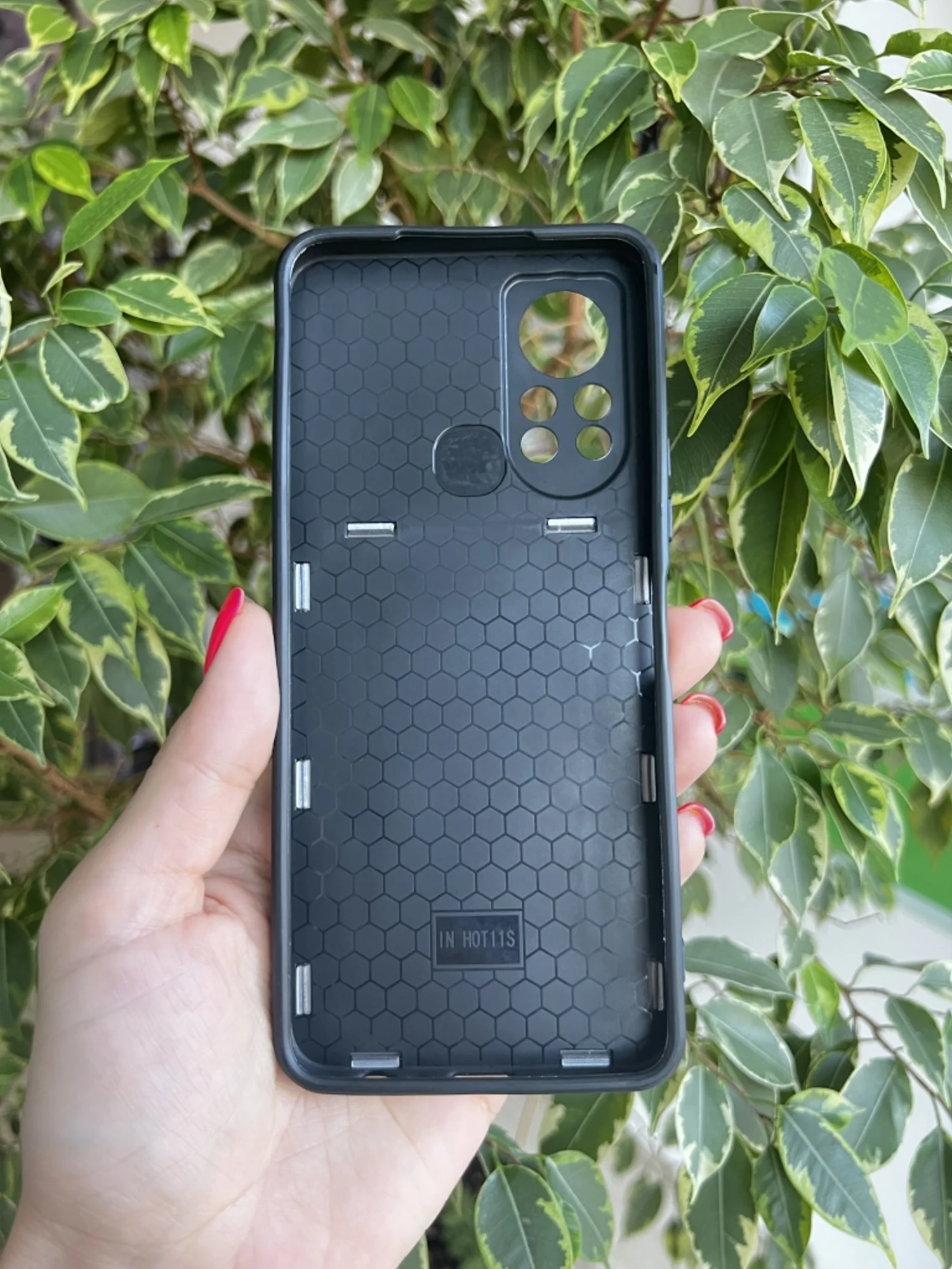 Серебряный чехол противоударный armors для Infinix Hot 11S NFC/Инфиникс Хот 11S NFC с защитой камеры