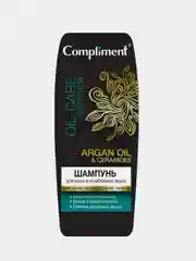 Шампунь Compliment ARGAN OIL & CERAMIDES, для сухих и ослабленных волос, 400 мл