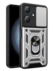 Черный чехол противоударный armors для Infinix Hot 30 Play/Инфиникс Хот 30 Плей с защитой камеры