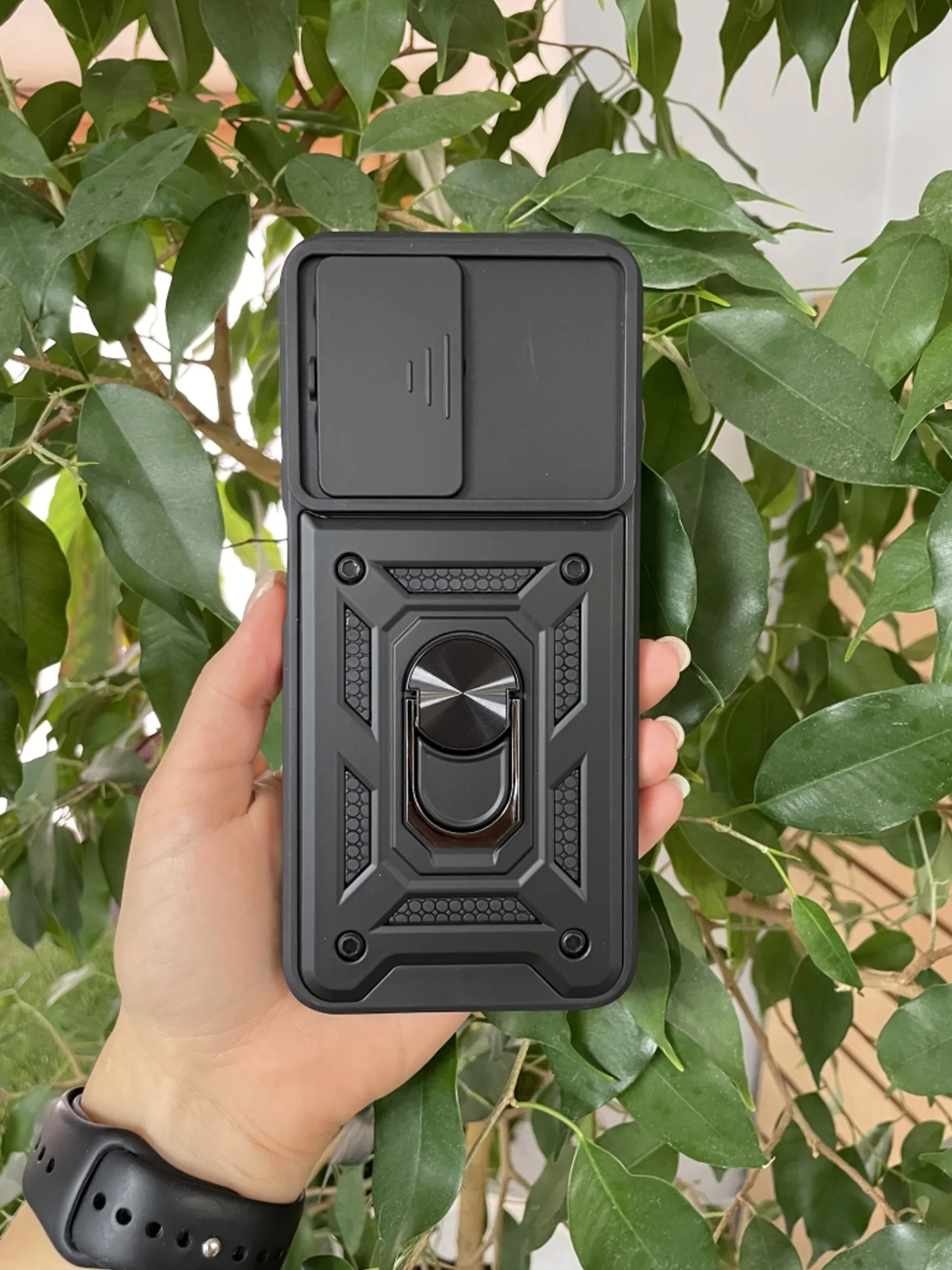 Темно-синий чехол противоударный armors для Infinix Hot 30 Play/Инфиникс Хот 30 Плей с защитой камеры