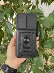 Темно-синий чехол противоударный armors для Infinix Hot 30 Play/Инфиникс Хот 30 Плей с защитой камеры