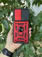 Красный чехол противоударный armors для Infinix Hot 30 Play/Инфиникс Хот 30 Плей с защитой камеры