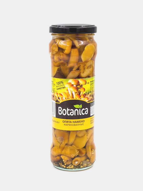 Грибы маринованные опята  намеко консервированные Botanica 370мл