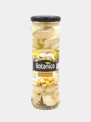 Грибы маринованные шампиньоны Botanica, целые, консервированные, 370 мл