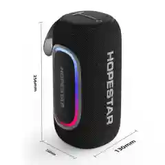 Оранжевый портативная Bluetooth колонка HOPESTAR P65Pro - 50W с RGB подсветкой, TWS,  Premium