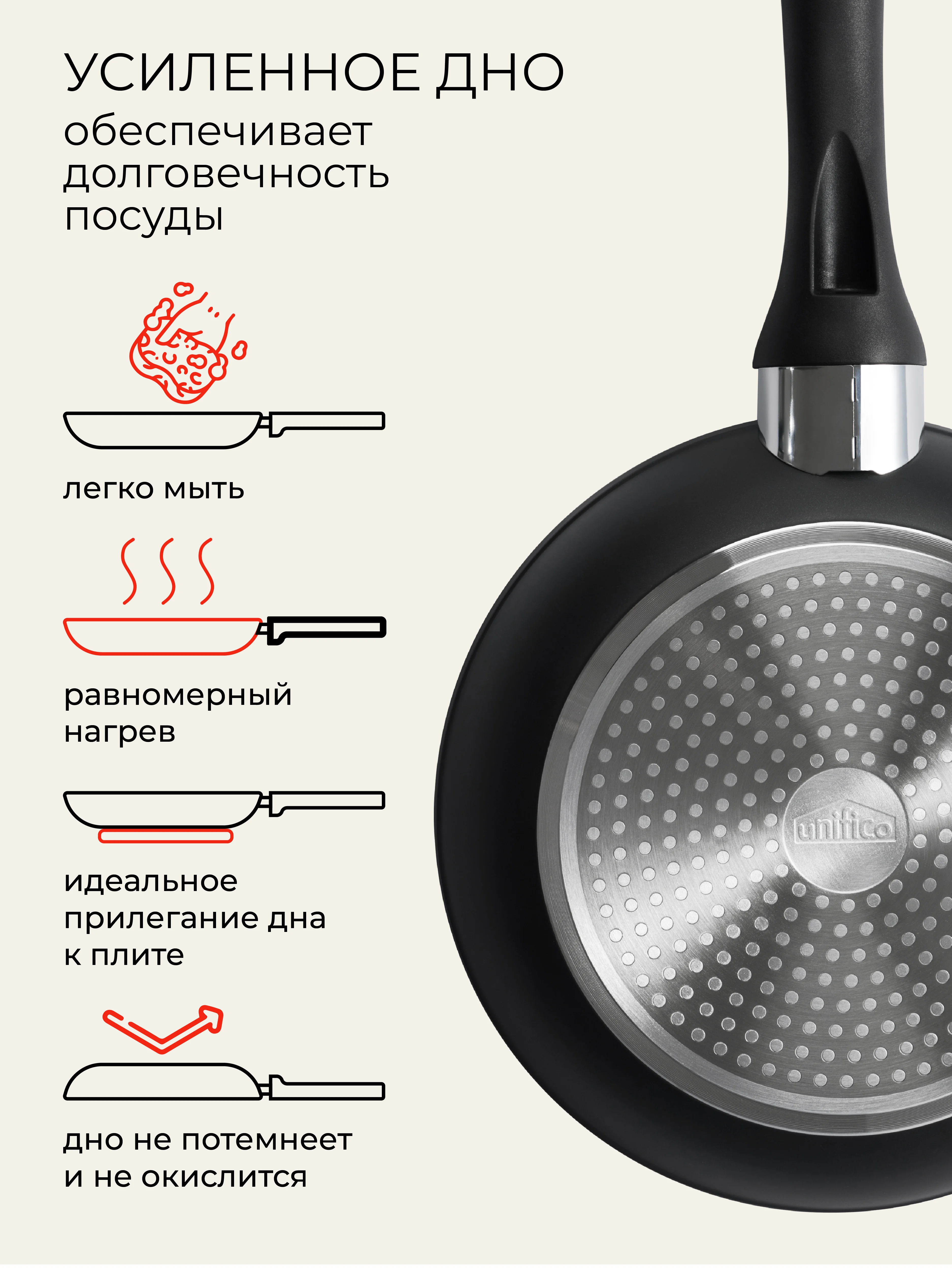 Сковорода литая Сos presto!