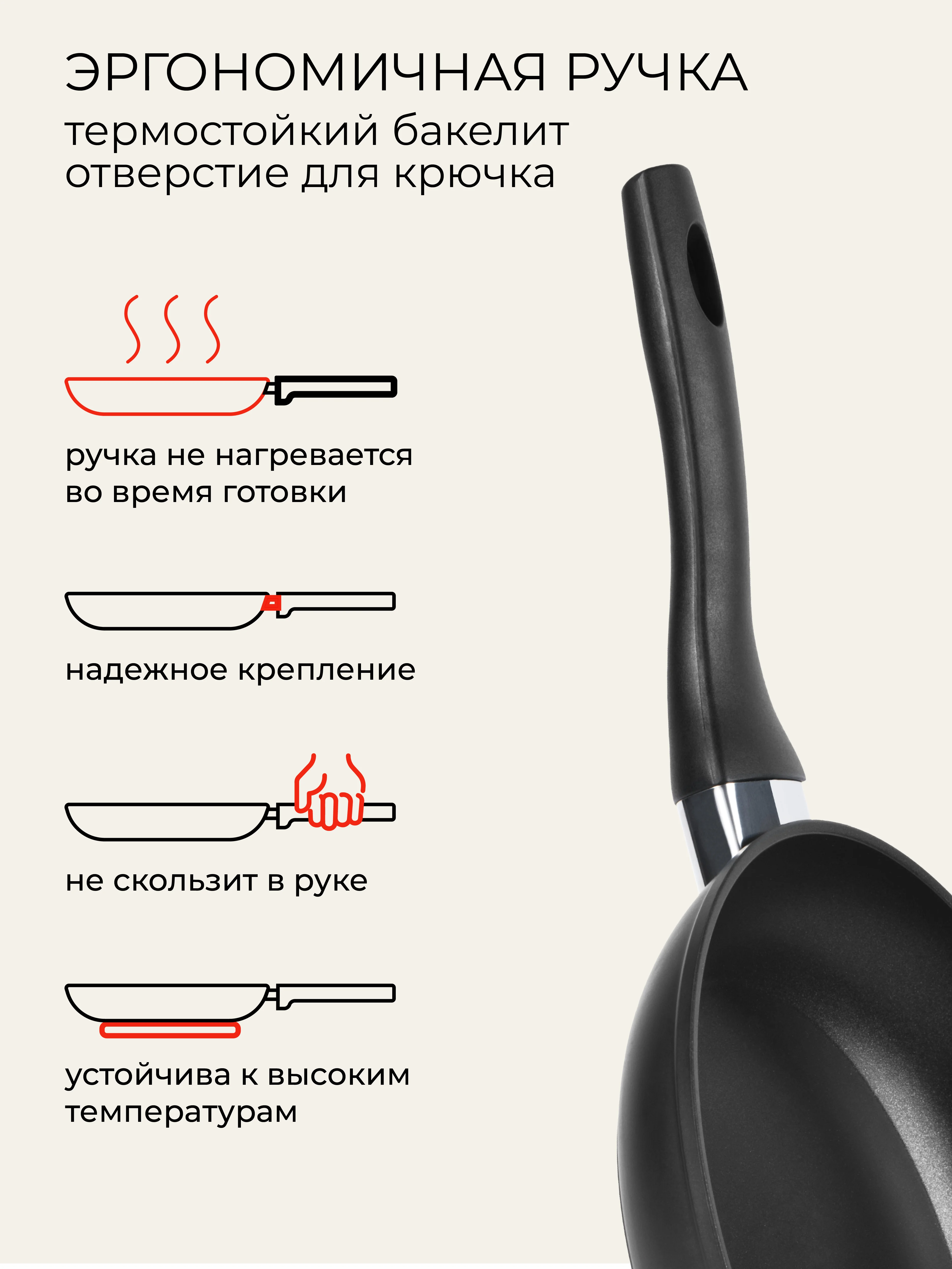 Сковорода литая Сos presto!