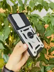 Серебряный чехол противоударный armors для Infinix Note 30 Pro/Инфиникс Ноте 30 Про с защитой камеры