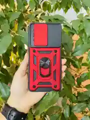 Красный чехол противоударный armors для Infinix Note 30 4G / Инфиникс Ноте 30 4G с защитой камеры
