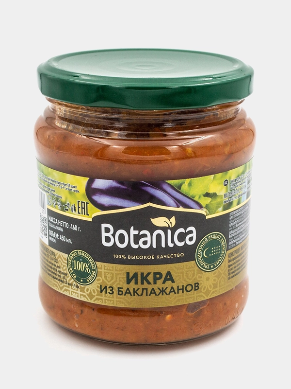 Икра из баклажанов Botanica, ГОСТ, 450 мл
