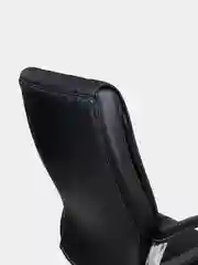 Кресло офисное BRABIX Forward EX-570, хром, экокожа, черное, 531837