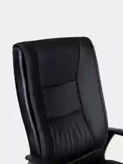 Кресло офисное BRABIX Forward EX-570, хром, экокожа, черное, 531837